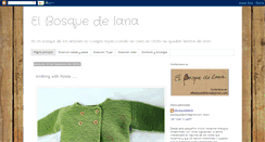 Desktop Screenshot of elbosquedelana.com